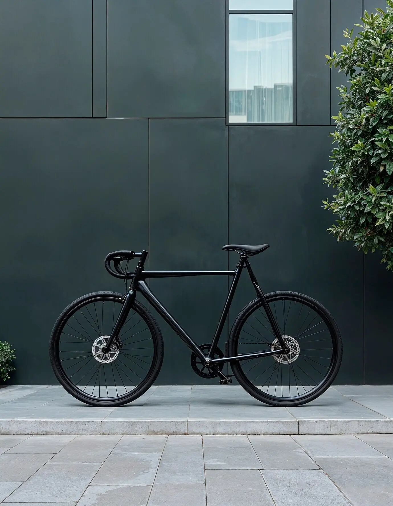 Close-up of a minimal bicycle outdoors